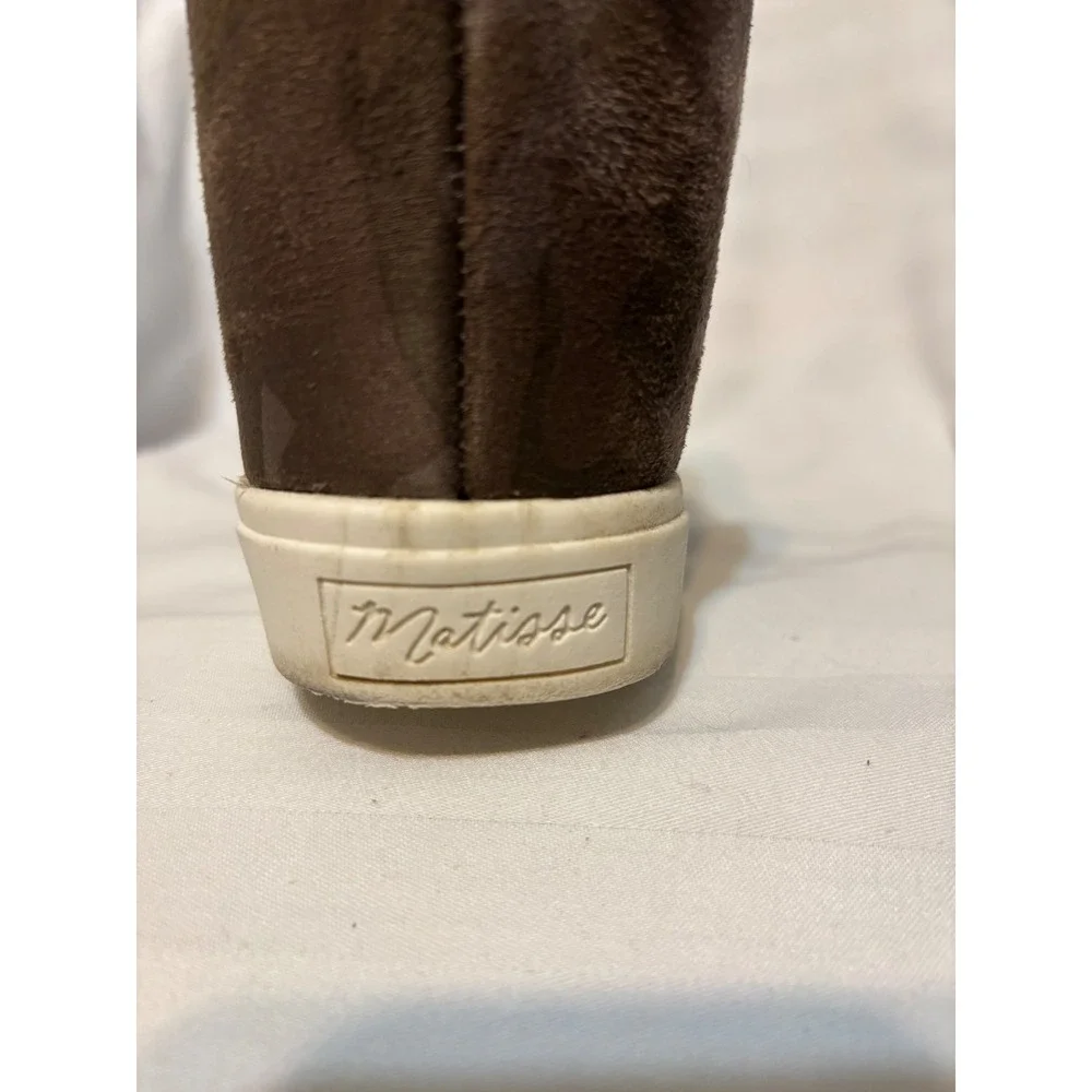 Coconuts by Matisse Womens‎ Wedge Sneaker Brown Camo Ankle Bootie Size 10M